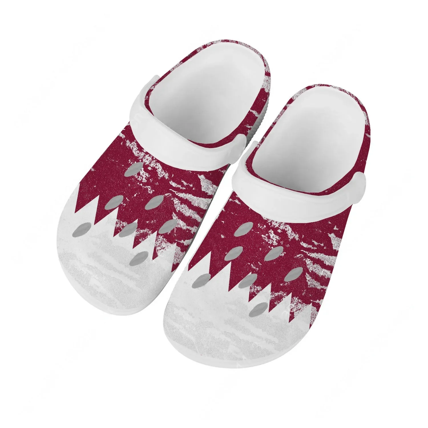 Men Shoes Qatar - Водонепроницаемые сабо с флагом Катара для