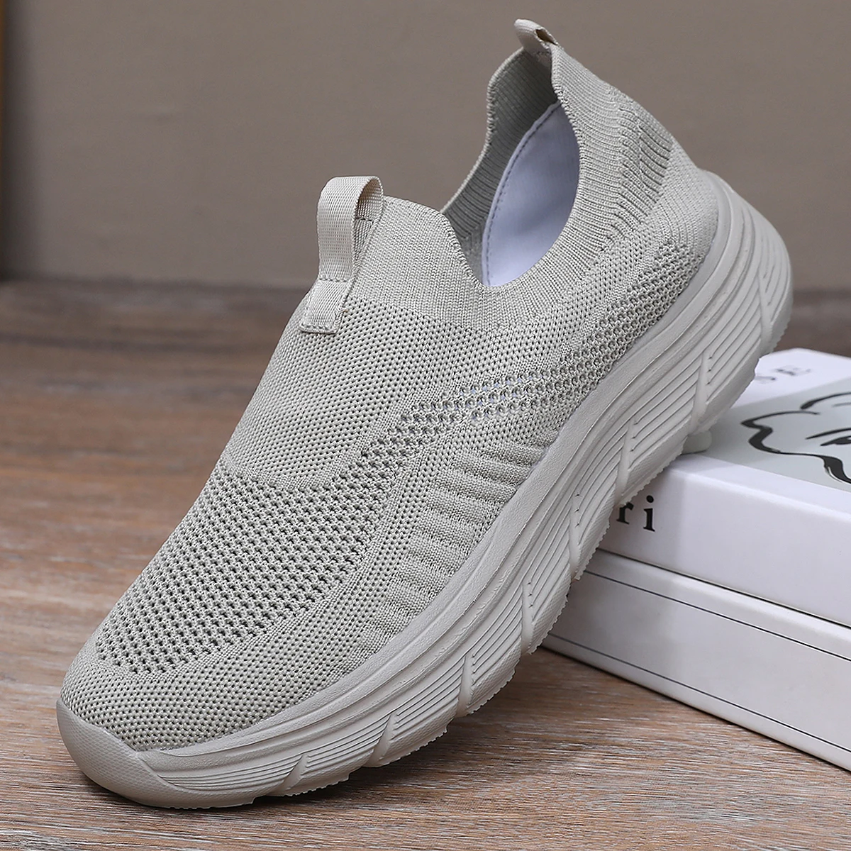 Men Shoes Trainers - Мужская прогулочная обувь, легкие дышащие повседневные