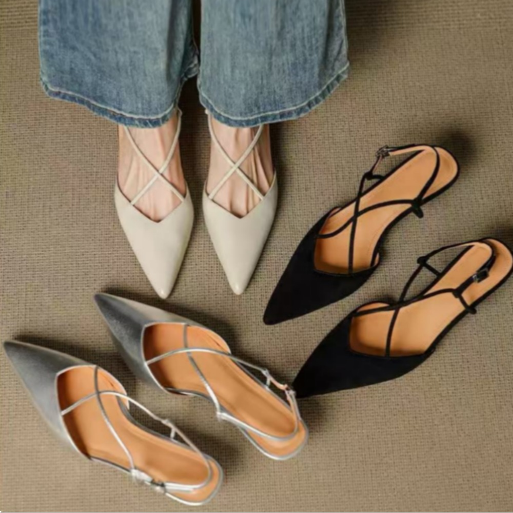 Dress Shoe Pointed - Новые женские туфли-мюли 2026 года с