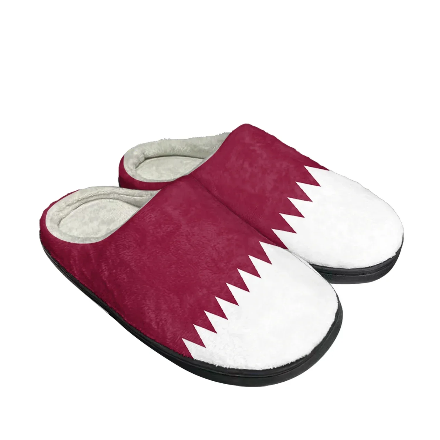 Men Shoes Qatar - Домашние хлопковые тапочки с флагом Катара,