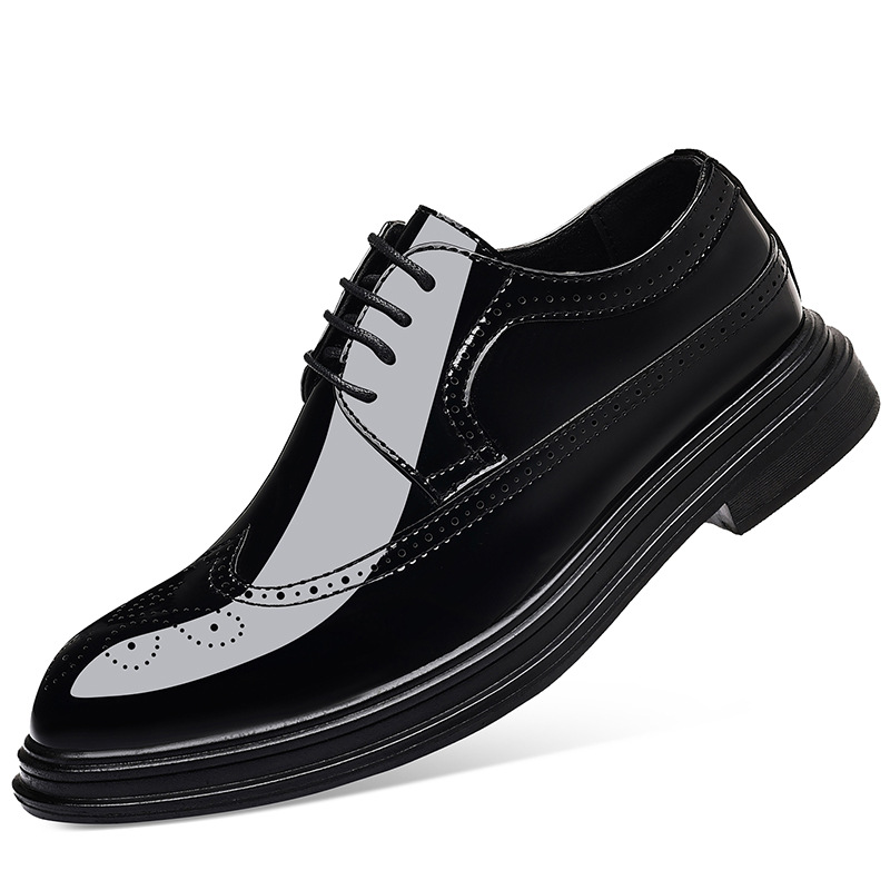 Мужские лакированные туфли-бро – обзор и цена Oxford Brogue Leather