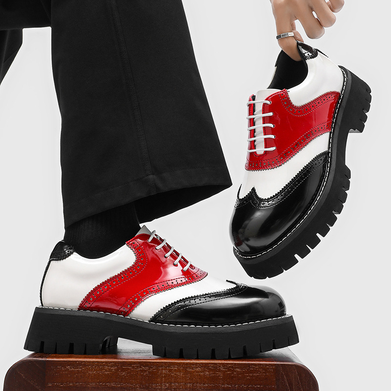 Мужская модная обувь в стиле х – обзор и цена Oxford Brogue Leather