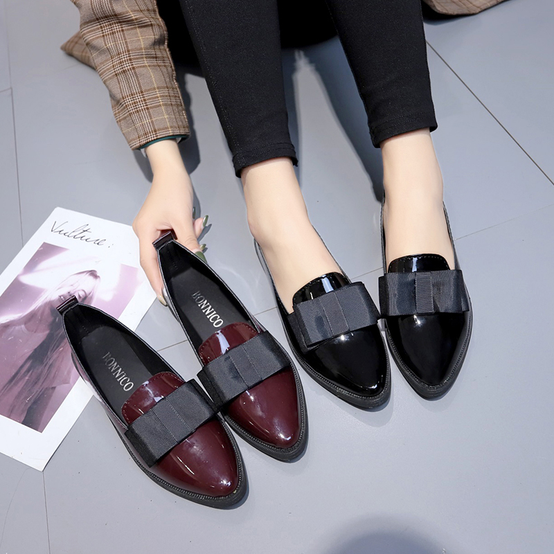 Черные/бордовые лакированные т – обзор и цена Dress Shoe Pointed