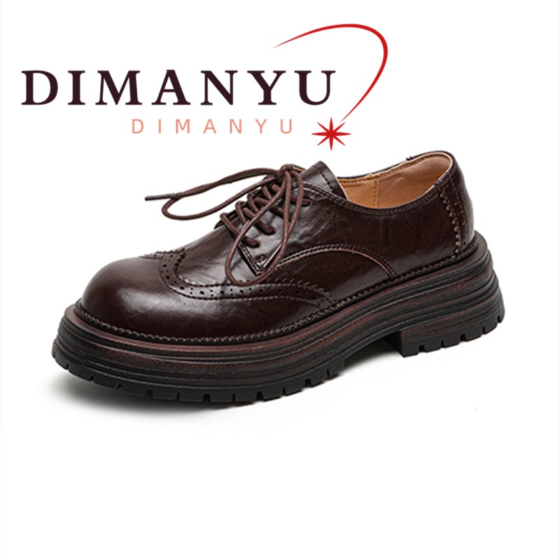 Женские оксфорды DIMANYU в бри – обзор и цена Oxford Brogue Leather