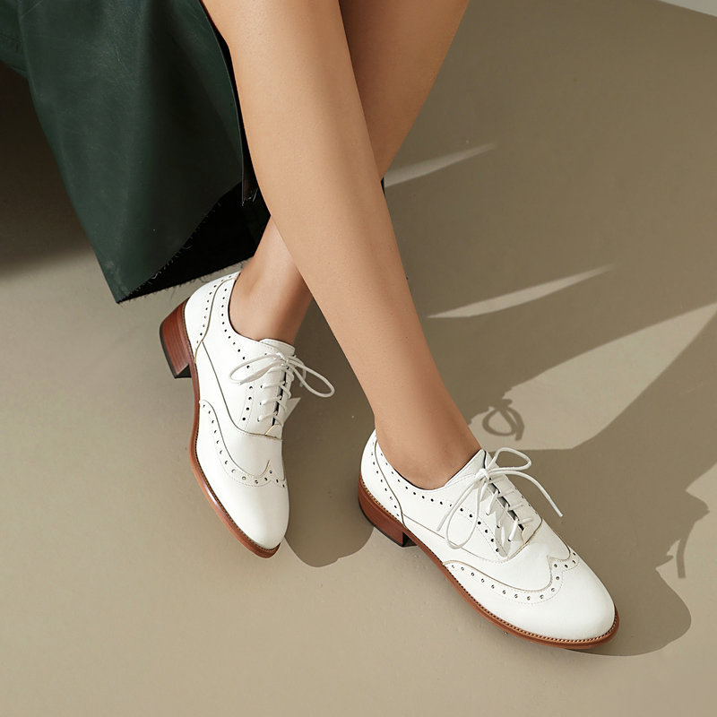 Женские туфли-оксфорды броги н – обзор и цена Oxford Brogue Leather