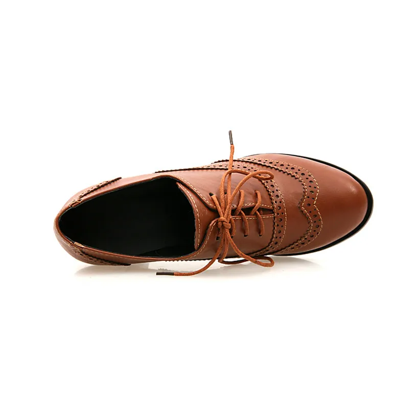 Британские женские оксфорды, т – обзор и цена Oxford Brogue Leather