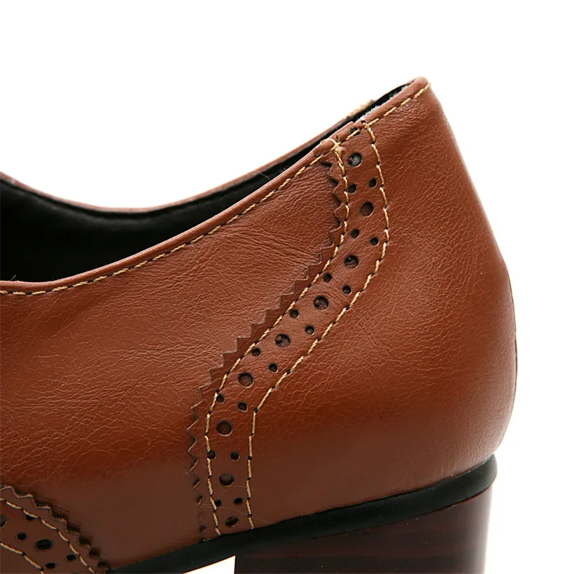 Британские женские оксфорды, т – обзор и цена Oxford Brogue Leather