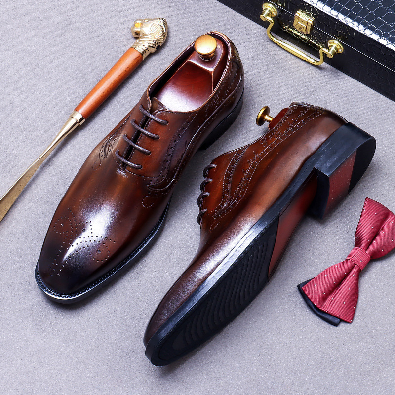 Мужские винтажные оксфорды с т – обзор и цена Oxford Brogue Leather