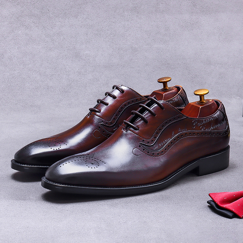 Мужские винтажные оксфорды с т – обзор и цена Oxford Brogue Leather