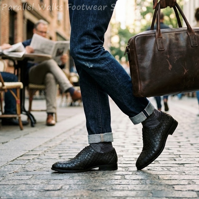 Мужские оксфорды Sartorial из  – обзор и цена Oxford Brogue Leather