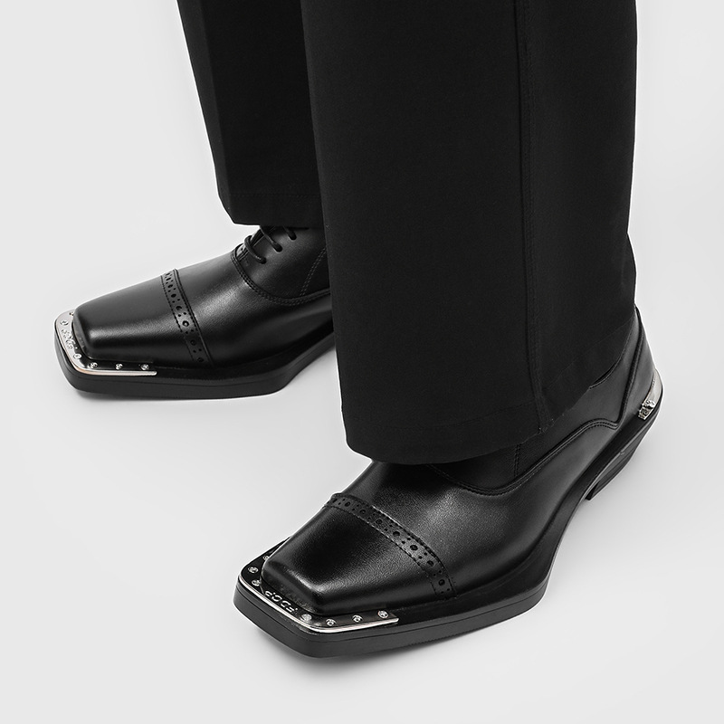 Мужская модная обувь в стиле х – обзор и цена Oxford Brogue Leather