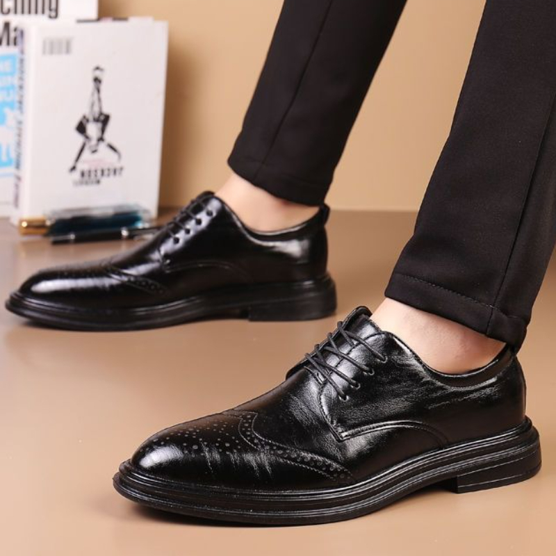 Сплошной цвет, черный, весенне – обзор и цена Men Shoes Clearance