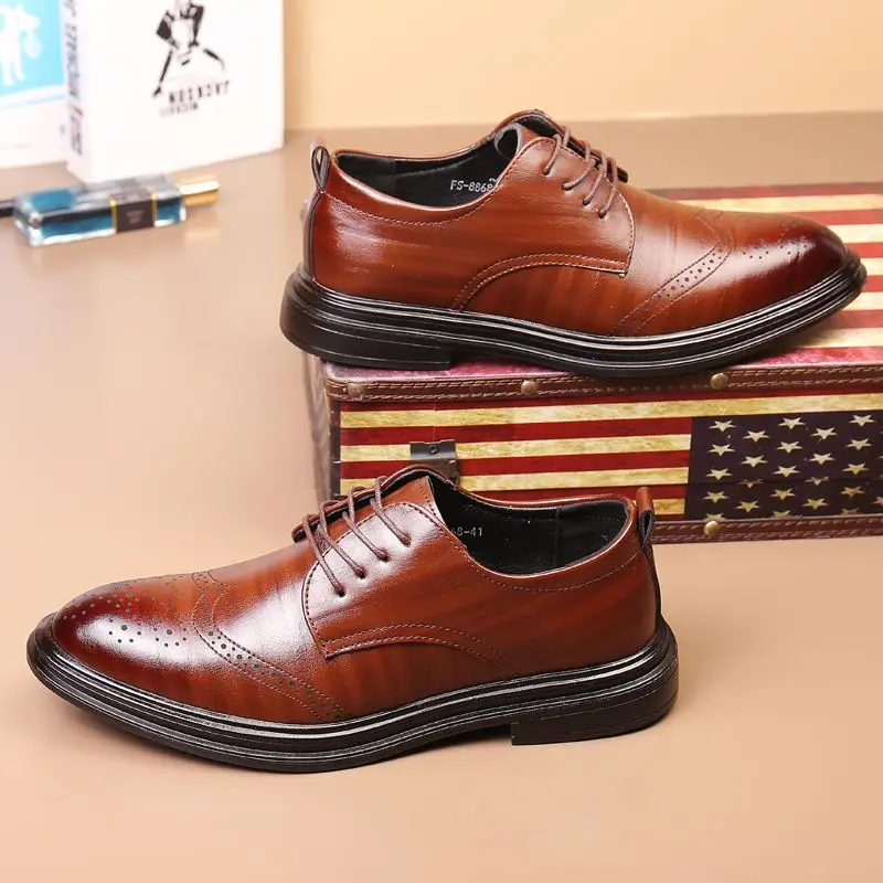 Сплошной цвет, черный, весенне – обзор и цена Men Shoes Clearance