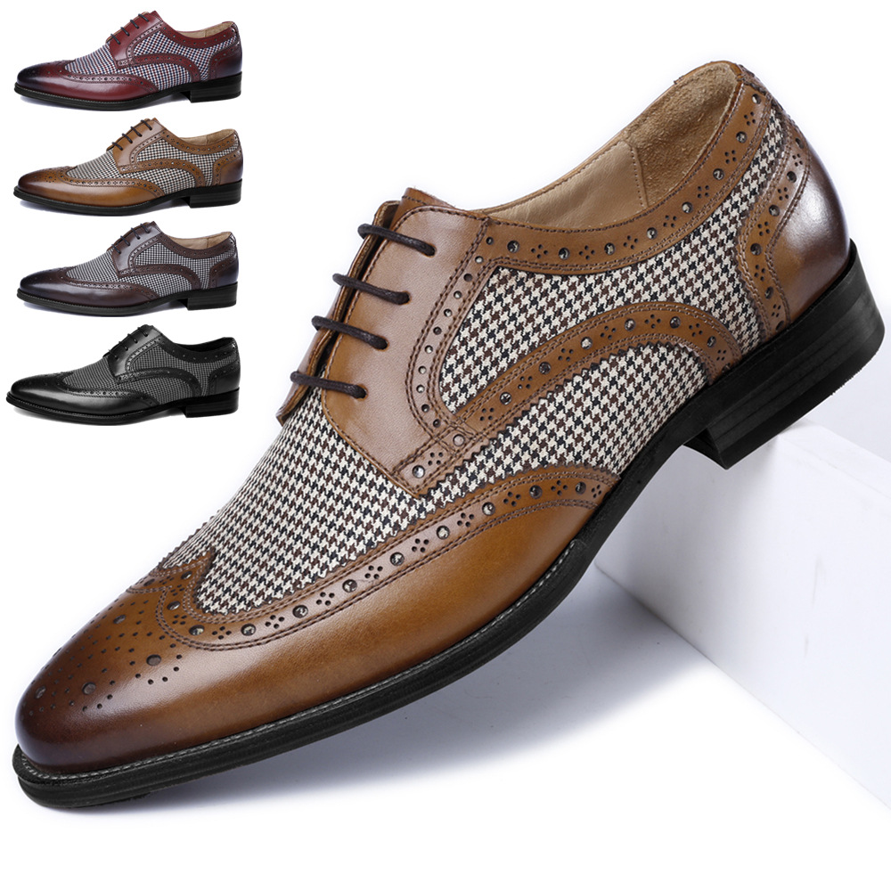 Мужские туфли оксфорды из мягк – обзор и цена Oxford Brogue Leather