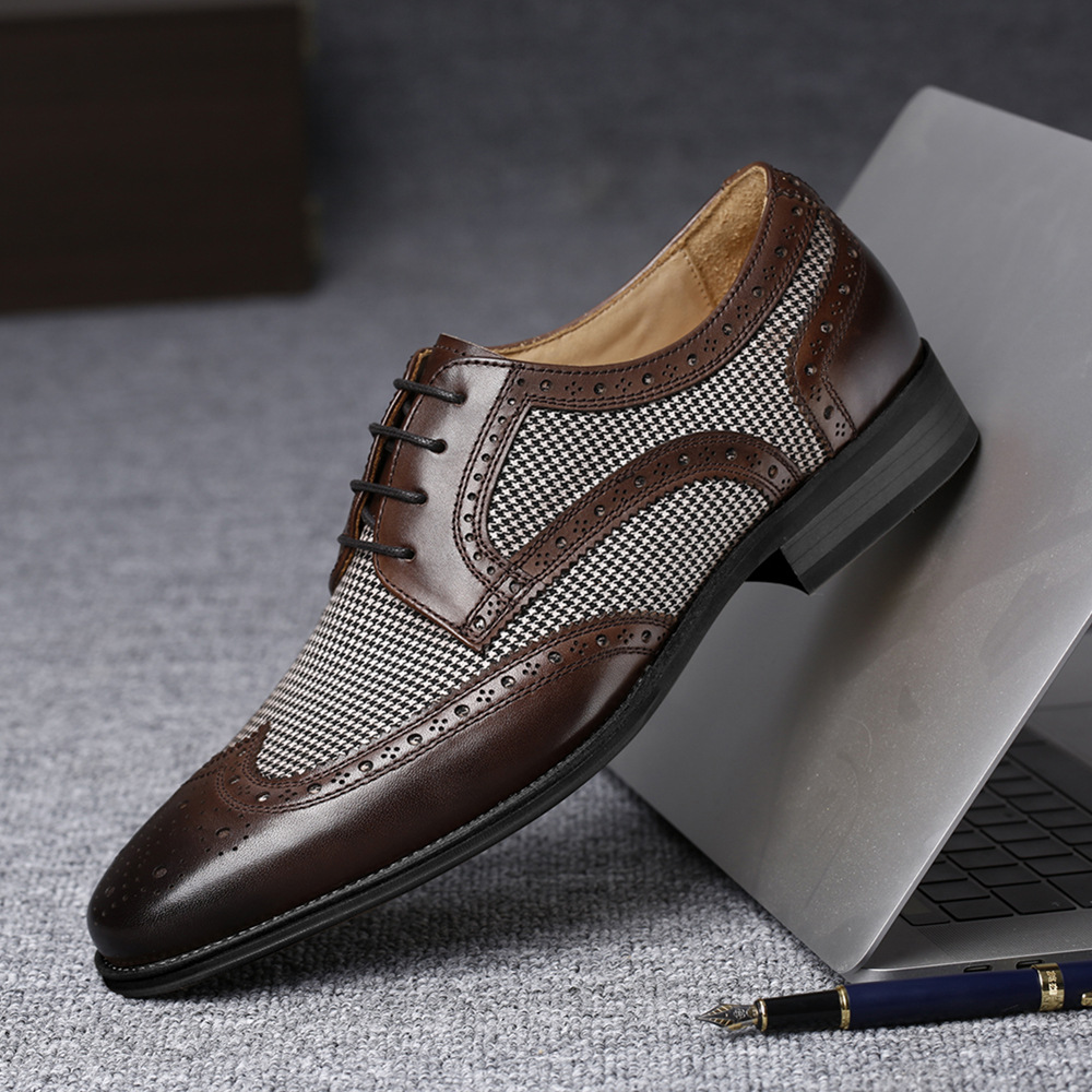 Мужские туфли оксфорды из мягк – обзор и цена Oxford Brogue Leather