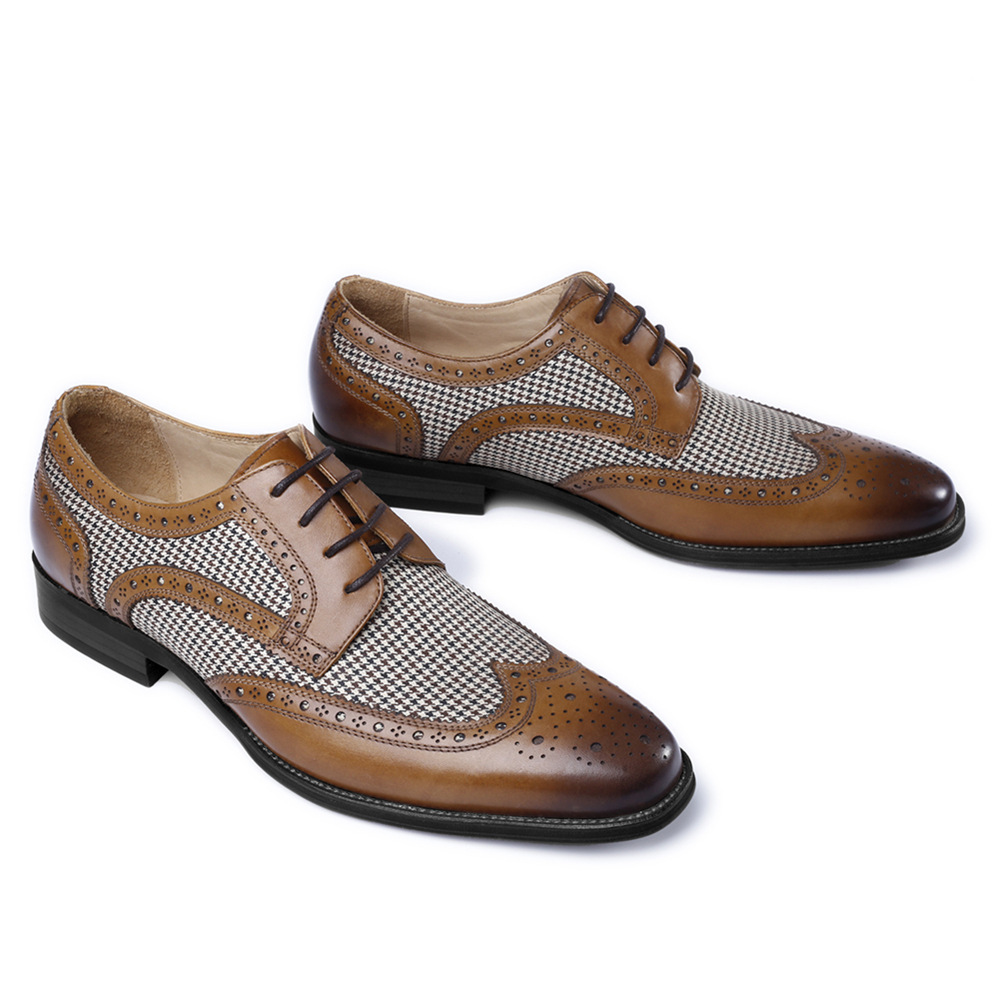 Мужские туфли оксфорды из мягк – обзор и цена Oxford Brogue Leather
